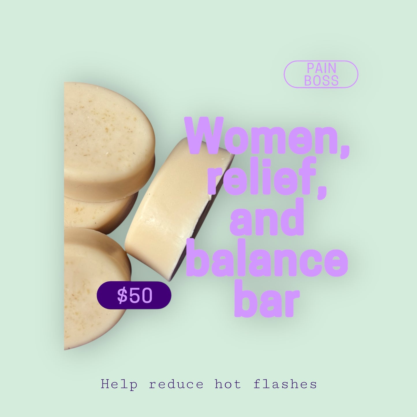 PAIN BOSS Women Relief AND Balance Bar